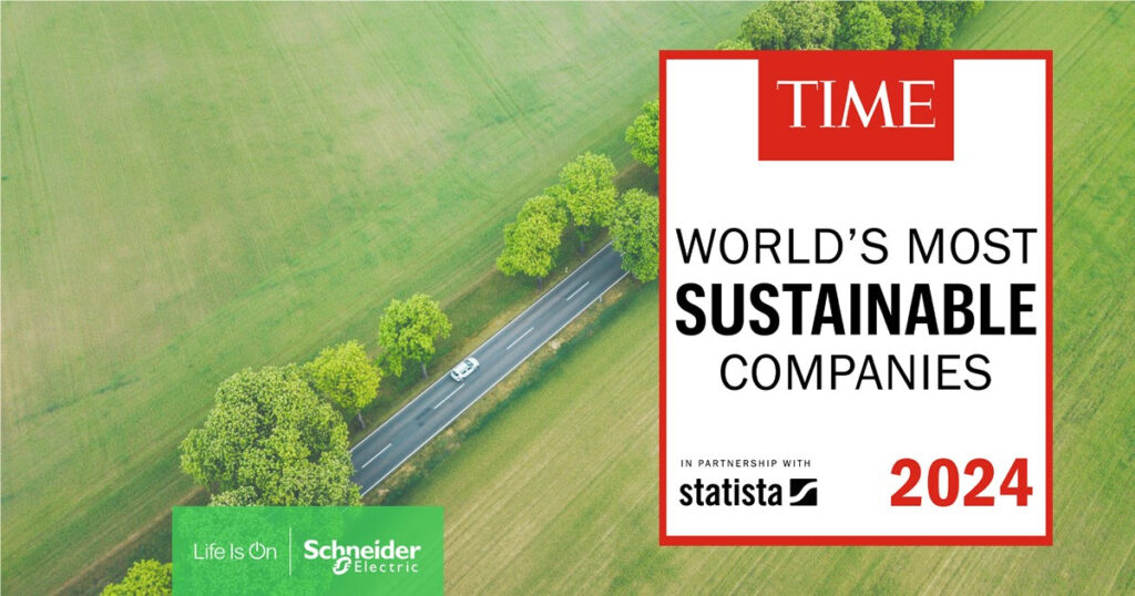 Schneider Electric é nomeada a empresa mais sustentável do mundo em 2024 - Fitec Tec News